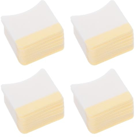 MAGICLULU Wimpernpads für Kosmetik 160 Stück Handliche Bogenförmige Make Up Entferner Pads für Private und Professionelle Nutzer