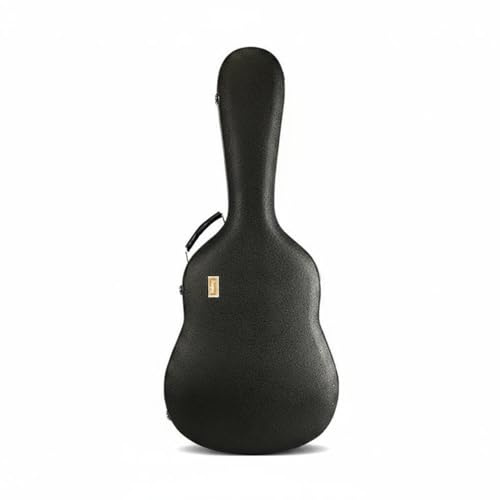 Gralara Valigia Chitarra 41 Pollici Resistente Alla Pressione Custodia Rigida Chitarra Impermeabile Accessorio Musicale per Viaggio, 38/39 Pollici Universale Nero Leggero [Solo 1.7KG]