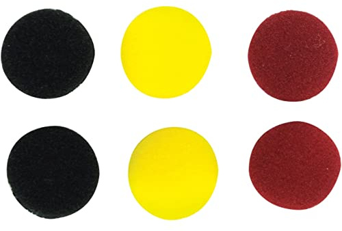 Three Coloured Pairs Of 18mm Replacement Earphone Pads