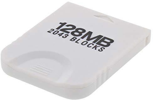 128MB memory card for Wii & GameCube Nintendo 2043 block GC NGC White | ZedLabz