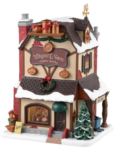 Lemax 35067 Caddington Village Lighted Building: Wagner & Sons Copper Works