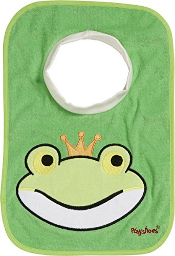 Playshoes Unisex Baby Schlupf-Lätzchen 507124, 29 - Grün, 27 x 30 cm