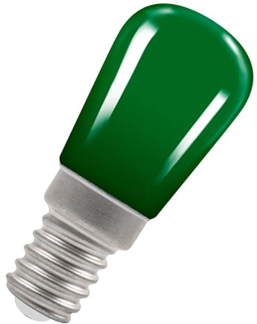 Crompton Lamps LED Pygmy 1.3W SES-E14 Coloured IP65 (15W Equivalent) Green 5lm SES Small Screw E14 Outdoor Light Bulb