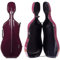 Gewa Celloetui AIR 3.9 kg violett/schwarz Made in Germany extrem bruchsicher, beste Insolationseigenschaften