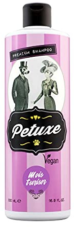 Petuxe Shampoo für Hunde und Haustiere, vegan, langes und glattes Haar, 500 ml