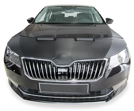 AB3-00340 AUTO BRA kompatibel mit Skoda SuperB III Typ 3V Bj. ab 2015 Haubenbra Steinschlagschutz Tuning Bonnet Bra