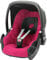 OLO Baby Car Seat Cover fits Maxi Cosi PEBBLE 0+ FULL SET NEW Super soft plush fabric (fuchsia/black)