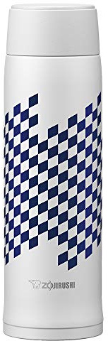 Zojirushi SM-NAE48WZ Stainless Steel Vacuum Insulated Mug, 16-Ounce, Ichimatsu White