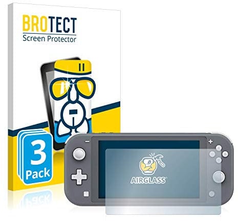 brotect Protection Écran Verre pour Nintendo Switch Lite (3 Pièces) Film Protecteur Vitre 9H [Anti-Rayures, Transparent]