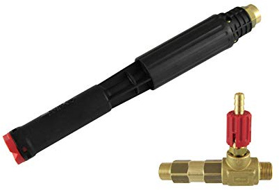 P.A LS12 Red High Pressure Foam Lance 1/4F & Chemical Injector 0-15 Lpm