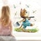 Wandtattoo Loft Fensterbild Frühling Kinderzimmer Katze Angeln Libellen – Wiederverwendbare Fensteraufkleber / 1. DIN A4