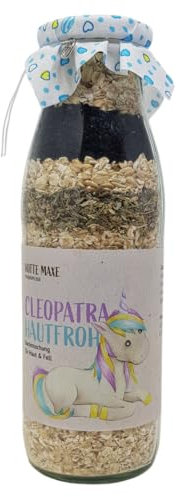 Hotte Maxe Backmischung Cleopatra Hautfroh für Pferde - Leckerlies für schönes Fell und Haut, 500ml Flasche
