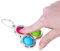 Toyland® Push Bubble Pop Bubble Sensory Fidget Keychain Toy - Beaucoup de choix (Argent)