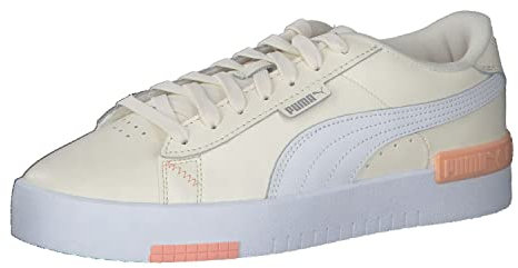 PUMA Damen Jada Gymnastikschuhe, Mehrfarbig (Pristine White Silver), 40 EU