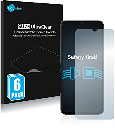 Savvies 6 Pack Screen Protector compatible with Vivo Y52 5G Protection Film Clear