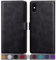 SUANPOT for iPhone X/XS 5.8 case with [Credit Card Holder][RFID Blocking],PU Leather Flip Book Protective Cover Women Men for Apple X/XS Phone case Black