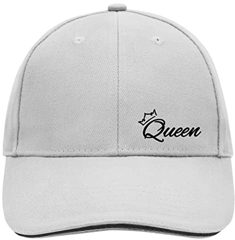 Huuraa Baseball Cap Queen Krone Geschenk Dark Grey/White Queen Geschenkidee