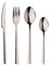 BERGNER Sofia | Besteck Set 24-Teilig | Aus Edelstahl | Robust und Langlebig | Farbe Stahl | Ergonomischer Griff | Besteckset | Leicht zu Reinigen