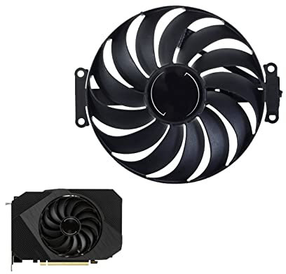 REMSEY 95MM CF1010U12D DC12V 0.45A 6Pin Ventilateur Graphique Compatible for ASUS Phoenix NVIDIA GeForce RTX 3050 3060 Carte Graphique de Jeu Kindly