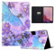 LSPCASA Funda para tablet Lenovo Tab M9, de piel sintética, con soporte para tarjetas, función de encendido y apagado automático, para Lenovo Tab M9 Peony Butterfly