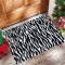 EKSED Badezimmerteppich 60x100 cm,Badematte rutschfest,Weicher Badvorleger,Zebra-Haut-Muster-Entwurfs-Tierdruck,Mikrofaser Absorbent Badteppich für Badewanne,Dusche und Badezimmer