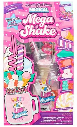 Create Your Own Magical Mega Shake - Strawberry - This Create Your Own Mega Shake Is The Perfect Xmasgift For Someone With A Major Sweet Tooth!
