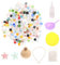 Zerodeko 1 Satz Mosaikvase Mosaik-Blumenvase selber Machen Bücherregal für Kinder Vasen Dekor Ornament Knospenblumenvase selber Machen Trockenblumenbehälter selber Machen Pflanze schmücken