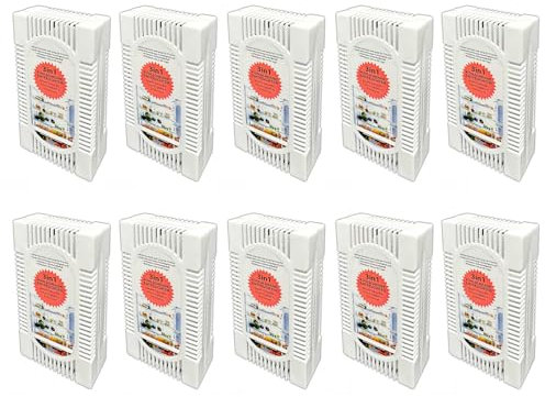 10x Kühlschrank Entfeuchter Trockner Box gegen Gerüche Feuchtigkeit & Schimmel Lufterfrischer Geruchsentferner