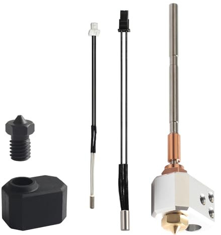 BCZAMD Prusa i3 MK4 Druckkopf Kits - XL Hotend Ersatz: Nexttruder Heizblock Silikonsocke Messing gehärteter Stahl Düse 0.4mm Thermistor 24V 40W Heizpatrone - 3D Drucker Zubehör