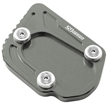 SeitenstäNder Verbreiterung Fit -Verwendung for BMW R1250 GS R1250GS R 1250 GS ADV Alle Jahre Motorradzubehör CNC Kickstand Foot Side Ständer erweitert Erweiterung SeitenstäNder Motorrad(Titanium)