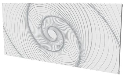 BESTHERM - Radiateur électrique fixe connecté WIFI à inertie sèche céramique 2000W Bestherm ARIANE CONNECT Design horizontal blanc