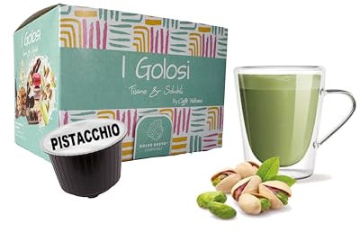 Caffè Vulcanus - Capsule compatibili con macchine Nescafe Dolce Gusto (50 capsule, Pistacchio)