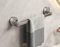 LNGFSH Porta Asciugamani Bagno Ventosa, Portasciugamani da Bagno, Porta Asciugamani Bagno Alluminio Resistente, Appendi Asciugamani Bagno (40cm,Grigio)