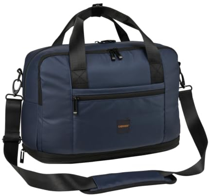 Cabin Max Ryanair Travel Bag, Underseat Holdall 40x20x25, Hand Luggage, 20L | 40x20x25/40x30x20cm, 20L/24L, Shoulder Strap, Trolley Sleeve, Tablet Pocket, Bottle Holder, Front Zip Pocket, Fits Ryanair