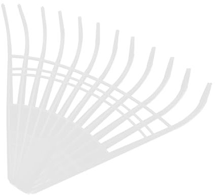 KITANDOVE Laubbesen Handbesen Gartenwerkzeug für Mulch Rechen für Rasen strapazierfähig