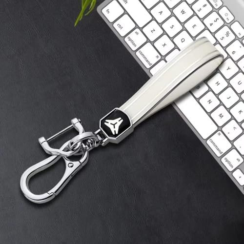 AEIOUPMMA Étui à clé de Voiture en TPU pour VW Golf 7 MK7 Tiguan MK2 pour Seat Ateca Leon FR 2 Ibiza Accessoires (Porte-clés Blanc)