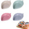 LONZIKP 4 x Cuencos para Dips, Cuencos para Salsas Pequeñas, Cuencos para Soja, Cuencos para Sushi, Cuencos para Fingerfood, Cuencos para Especias, Cuencos para Mermelada