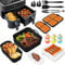 Airfryer Zubehör für Philips Dual Basket Airfryer 3000 Serie, 1:1 Maßgeschneiderte Form BPA-frei Heißluftfritteuse Zubehör mit Silikonform und Silikon-Waffelbackform