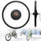 DHQCQL Kit de conversión de Bicicleta eléctrica de 26 Pulgadas, 36 V 500 W, Kit de conversión de Bicicleta eléctrica, Kit de Motor para Rueda Trasera, Controlador Integrado, Pantalla LCD
