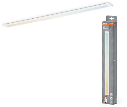 OSRAM SMART+ Wifi Unterbauleuchte schmal 50x3.75 mit TW, in Weiß mit Aluminiumgehäuse, IP20-Schutz für Innenräume, einfach zu montieren