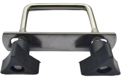 KiBcsLic U Bolt Clamp for Roof Box, Luggage Rack Attachment, Large