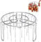 Air Fryer Rack - Skewer Racks for Airfryers | Grill Rack for BBQ Skewer | Vertical Heat-Resistant Stainless Holder for Meat, Fish, Vegetables, Camping, Picnic, Outdoor Cooking, Kitchen Use