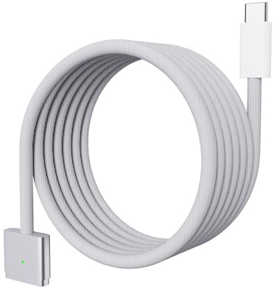 USB C to Magnetic 3 Fast Charging Cable (2 m/6.6 ft),140W Mag-Safe 3 USB C Cable Compatible with Mac Book Air (15''/13'' M4 2025,M3 2024,15 M2 2023, 13 M2 2022),Mac Book Pro (16/14 2024/2023/2021)