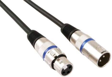 Pro-Audio cables 144808 HQ professionelles XLR Kabel und Stecker, 3 m Länge, Schwarz