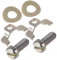 SET 2x Befestigungskrallen + Anbauteile f. Grundplatte Simson - Lichtmaschine/ Zündanlage