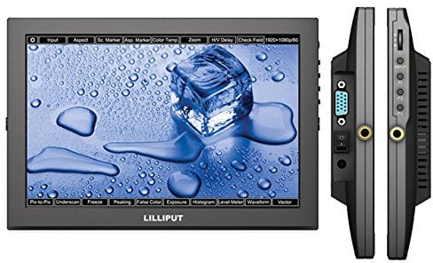 Camera Monitor Lilluput 10.1 Touchscreen LED Backlit - TM-1018/O/P