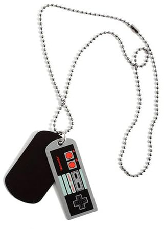 Nintendo Controller Dog Tags