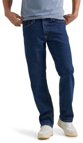 Wrangler Authentics Herren Classic Relaxed Jeans, Dark Stonewash, 38W / 32L