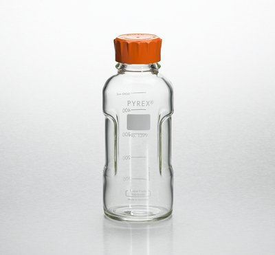 Pyrex Slimline Media Bottle Easy Pour Corning 125ML Glass