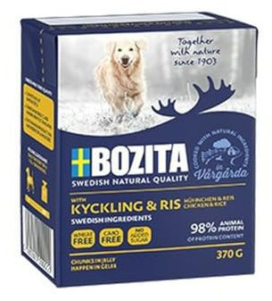 Bozita Naturals HiG Hühnchen+Reis 370g Tetra Pack Hunde Nassfutter